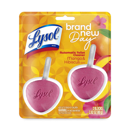 Lysol® Automatic Toilet Bowl Cleaner, Brand New Day, Mango & Hibiscus, 2 Count