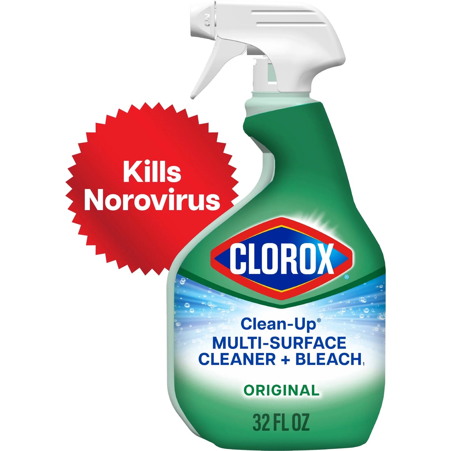 Clorox Clean-Up All Purpose Cleaner Spray with Bleach, Spray Bottle, Original, 32 Oz