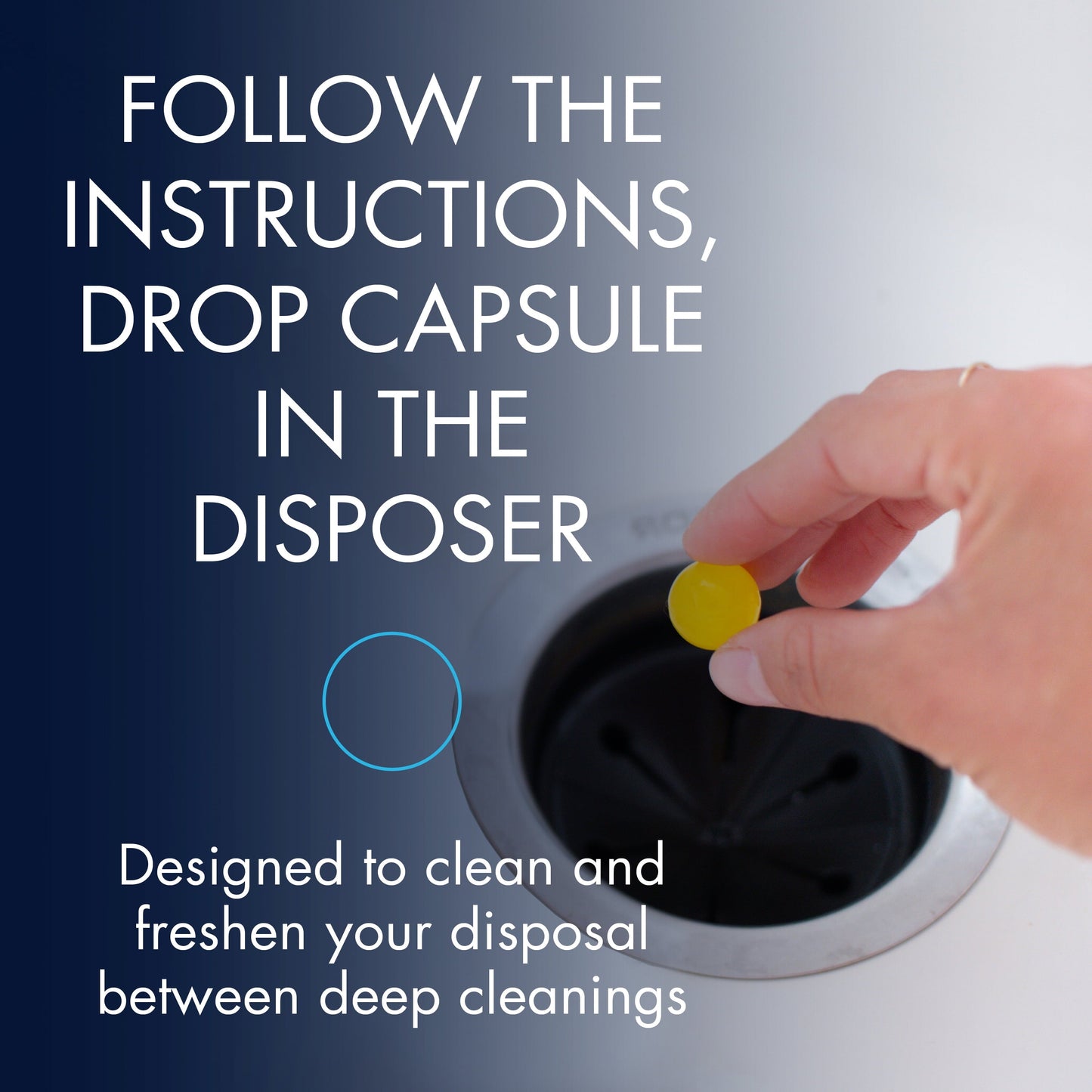 Glisten Garbage Disposer Care Freshener Pods, 10 Pack