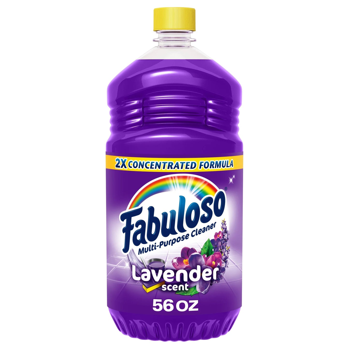 Fabuloso Multi-Purpose Cleaner & Floor Cleaner 2X Concentrated, Lavender - 56 Fl Oz