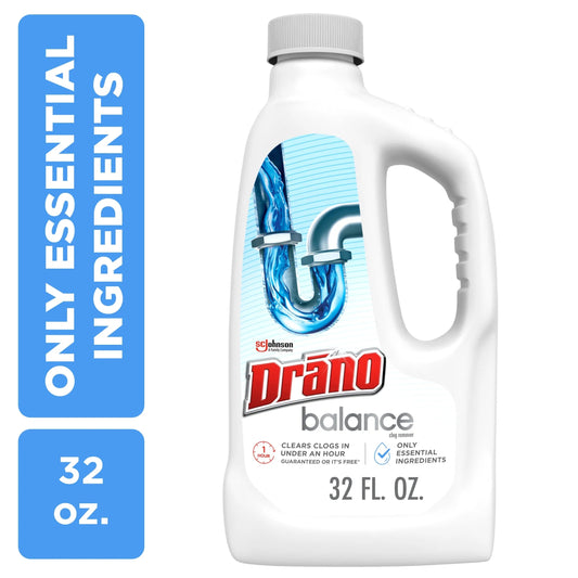 Drano Balance Drain Cleaner and Clog Remover, 32 Oz, 1 Count