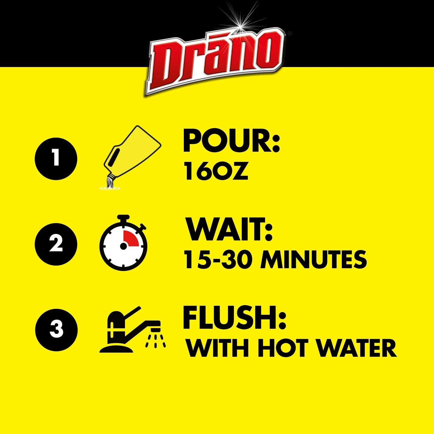 Drano Max Gel Drain Clog Remover, Commercial Line, 42 Oz, (Pack of 2)