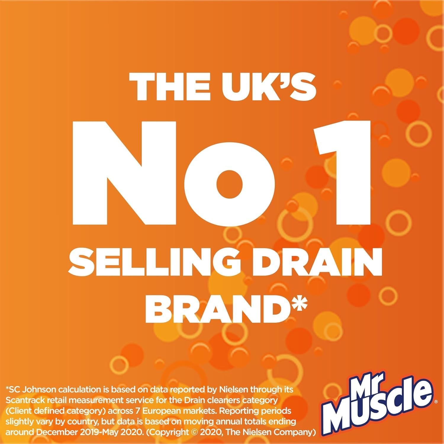 Mr Muscle Drain Unblocker, Sink & Drain Cleaner, Fast Acting Heavy Duty Gel Formula, Dissolves Clogs, Works 3X Better than Bleach, Safe for All Pipes, 500Ml