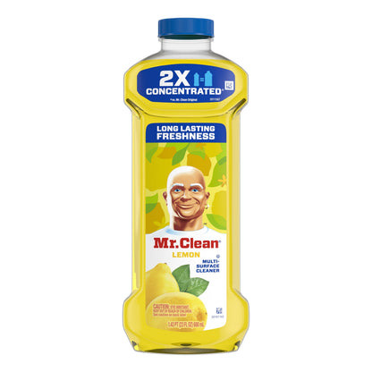 Mr. Clean 2X Concentrated Multi Surface Cleaner with Lemon Scent, 23 Fl Oz