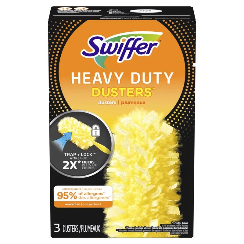 Swiffer 1000592 Fiber Heavy Duty Duster Refill - Pack of 3