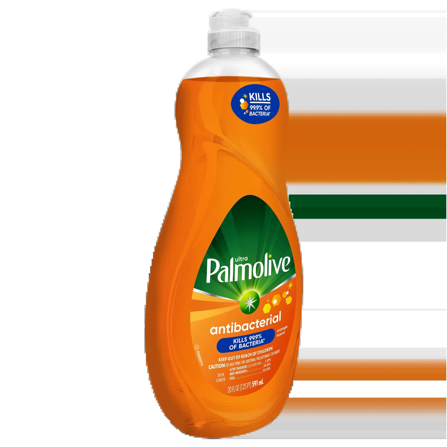 Palmolive Ultra Concentrated Antibacterial Liquid Dish Soap, Orange Scent - 20 Fluid Ounce