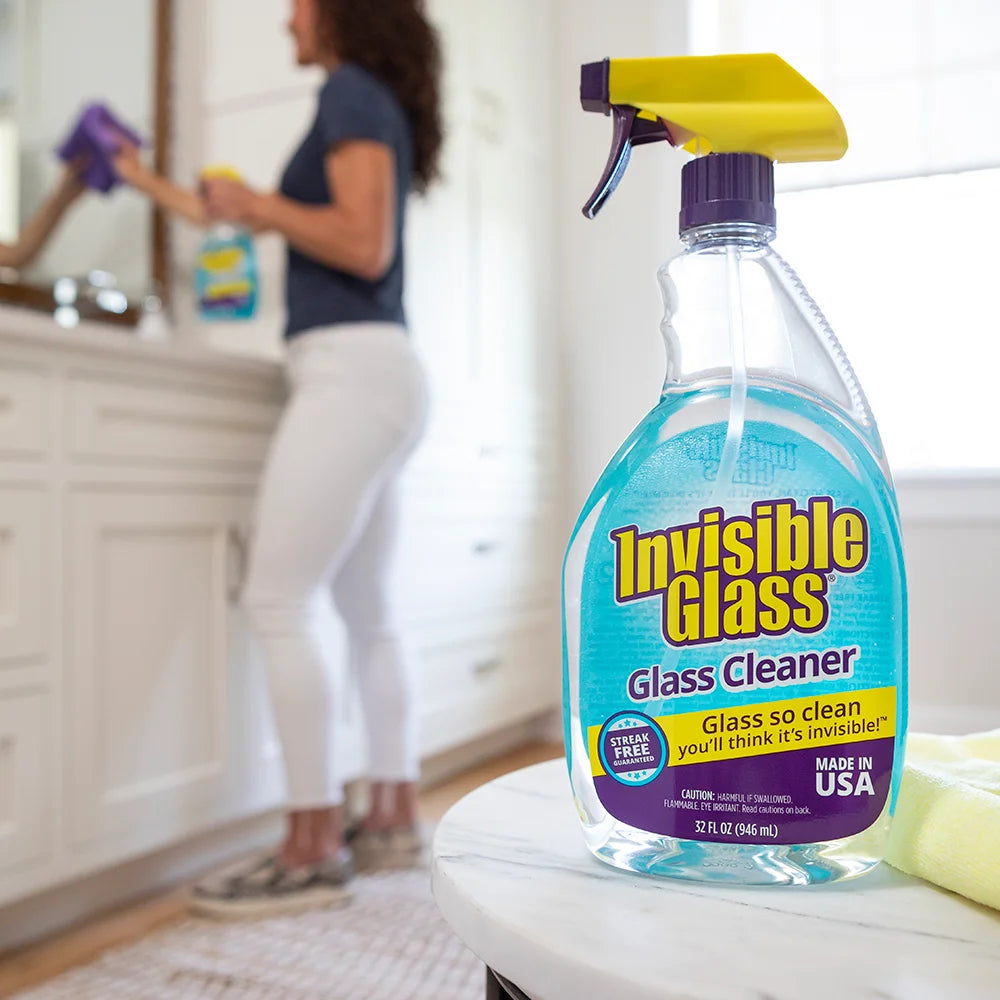 Invisible Glass 92194 Premium Glass and Window Cleaner for Auto and Home Cleans Glass, Windows, Windshields, and More, Streak-Free, Ammonia-Free, Tint-Safe, 32 Fl Oz, Pack of 1