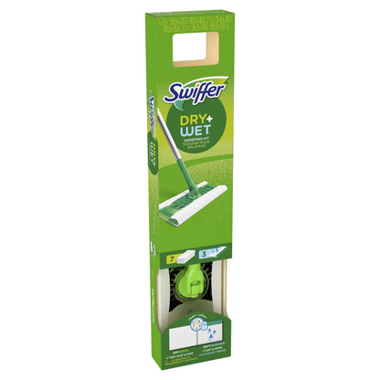 Swiffer Sweep + Mop, Broom & Mop Alternative, Dry & Wet Floor Cleaner, Fresh Scent, Cleaning Set