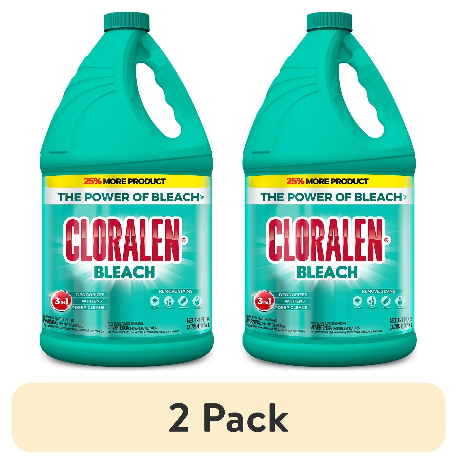 CLORALEN® Concentrated Household Cleaning Liquid Bleach (121 Fl Oz)