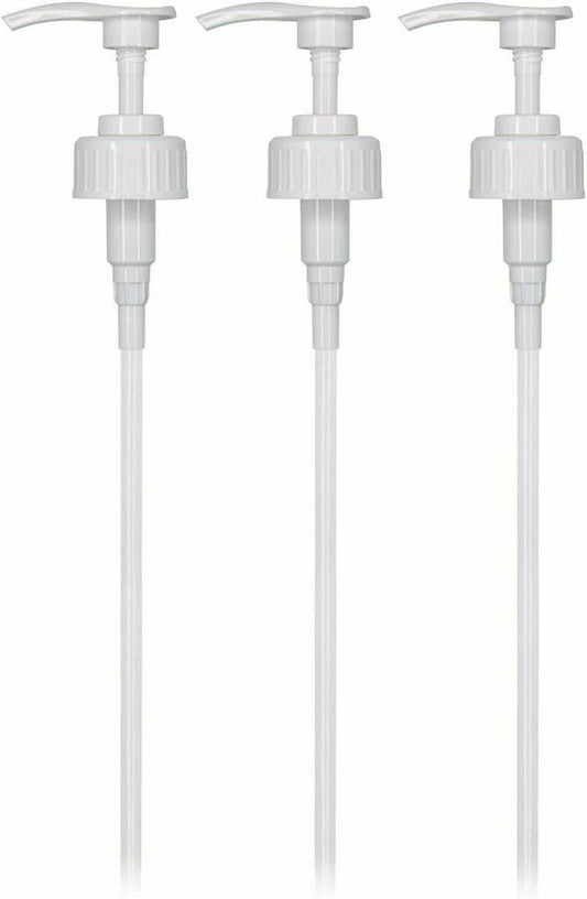 5 Litre Pump Dispenser 3 PACK Pelican Dispenser Pump for 5 Litre Container - 4Ml Dose Ideal for Shampoo, Alcohol, Oils Etc 38Mm (3 PACK)