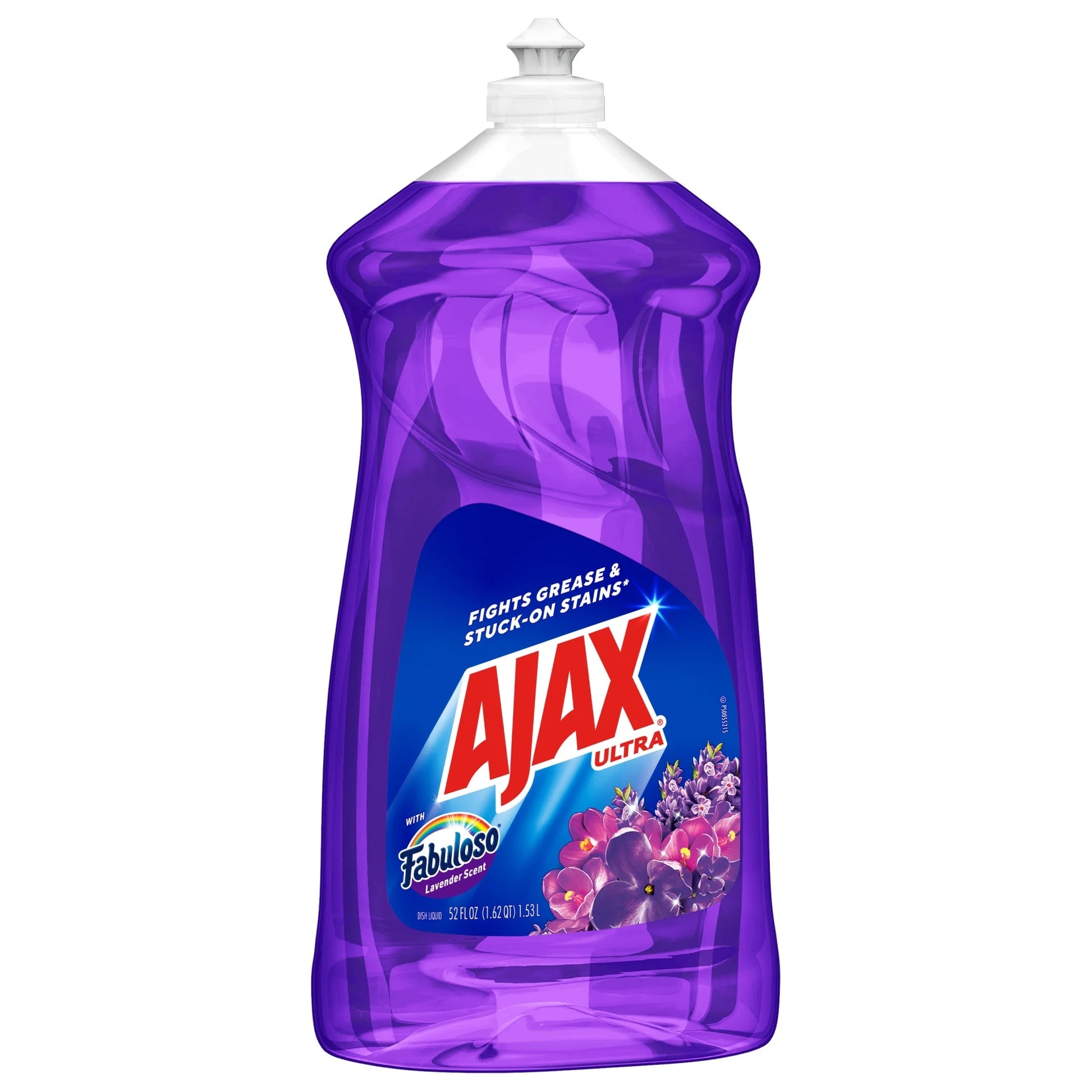 Ajax Ultra Liquid Dish Soap with Fabuloso, Lavender Scent, Deep Cleaning Action, 52 Fluid Ounce