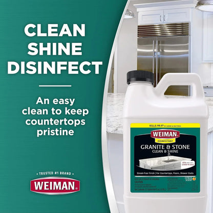 Weiman Granite Cleaner and Polish Refill - 64 Ounc