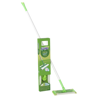 Swiffer Sweep + Mop, Broom & Mop Alternative, Dry & Wet Floor Cleaner, Fresh Scent, Cleaning Set