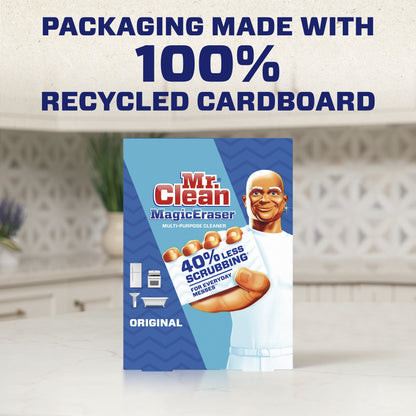 Mr. Clean Magic Eraser Original Cleaning Pads with Durafoam, 10 Ct