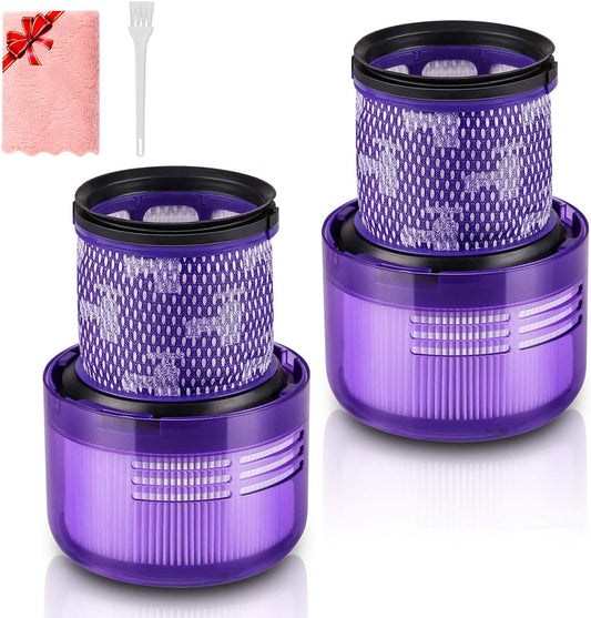 Filters for Dyson V11, Morpilot Replacement Filters for Dyson V11 V15 SV14 Absolute, Animal Cordless Vacuum Cleaner Compare to Part # DY-970013-02 [2 Pack]