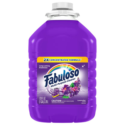 Fabuloso Multi Surface All Purpose Floor Cleaner, Lavender Scent, 128 Fl Oz