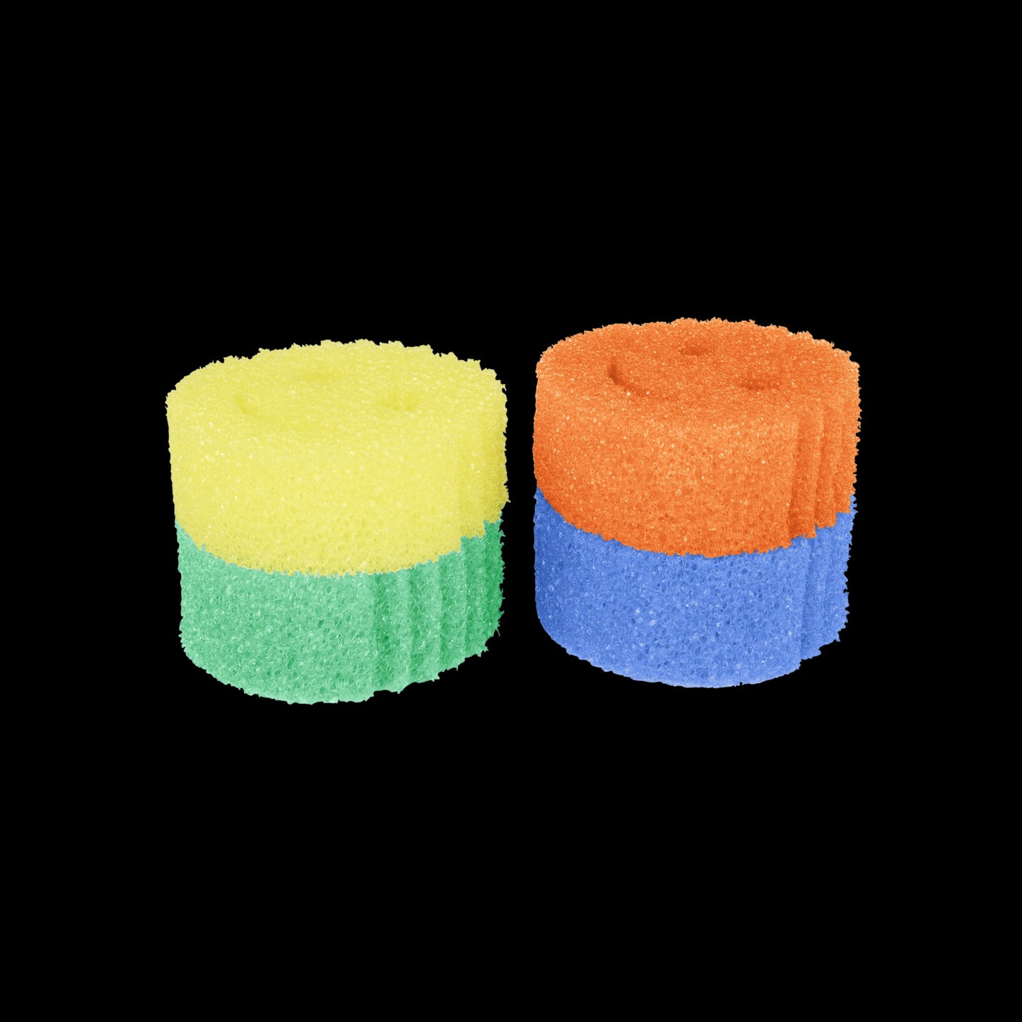 Scrub Daddy Color Sponges - Scratch-Free Multipurpose Cleaning Sponge for the Kitchen, Bathroom, and More - Bpa-Free Polymer Foam, Multi-Color, 4-Count