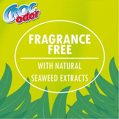 Croc'Odor Fridge Deodoriser, Twin Pack, Unscented, Food Safe Formular with Temperature Indicator - 2 X 33 G, Packaging May Vary