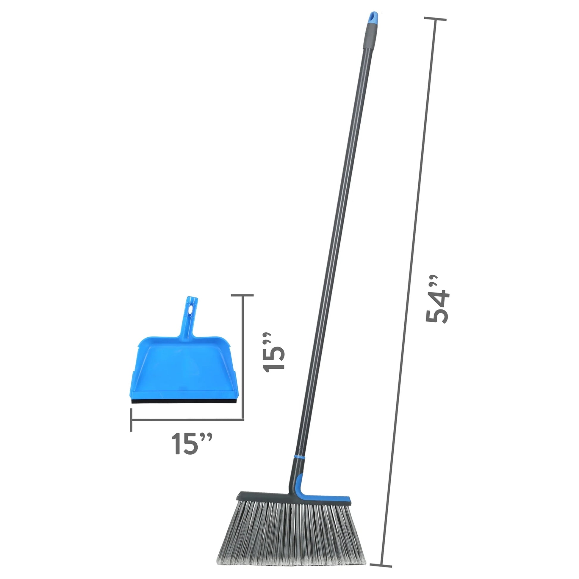 Great Value Jumbo Broom with Dustpan