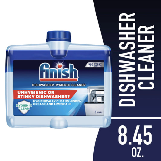 Finish Dual Action Dishwasher Cleaner: Fight Grease and Limescale, 1Ct