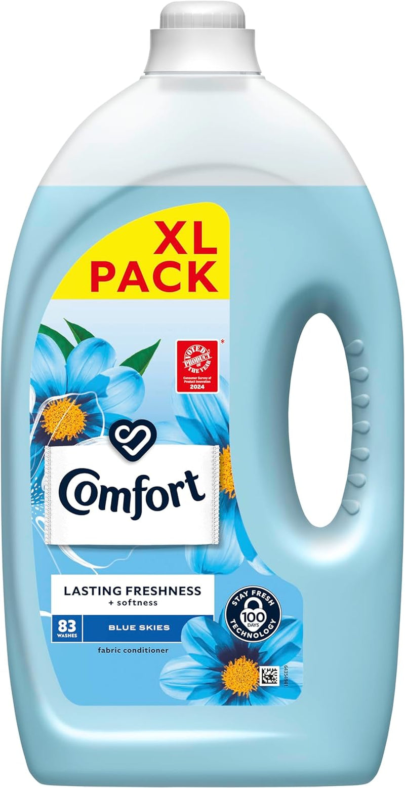 Comfort Sunshiny Days Fabric Conditioner with Stay Fresh Technology for 100 Days of Freshness + Fragrance* 160 Wash 4800Ml, Pack of 1