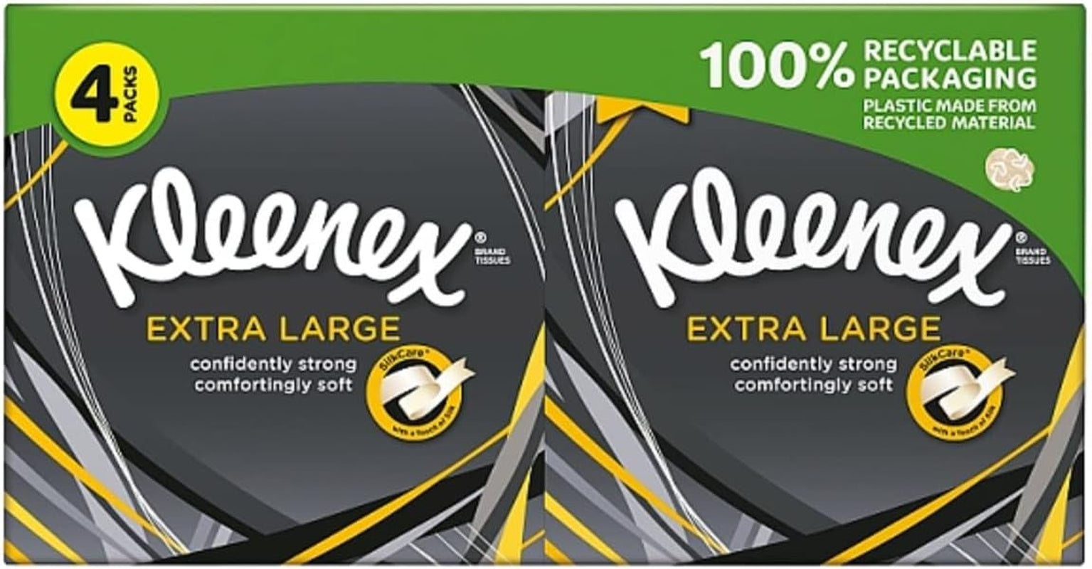 Kleenex Mansize Tissues - 12 Box Pack (1080 Tissues Total)