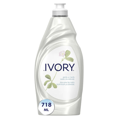 Ivory Ultra Concentrated Liquid Dish Soap, Classic Fresh Scent, 24 Fl Ounce