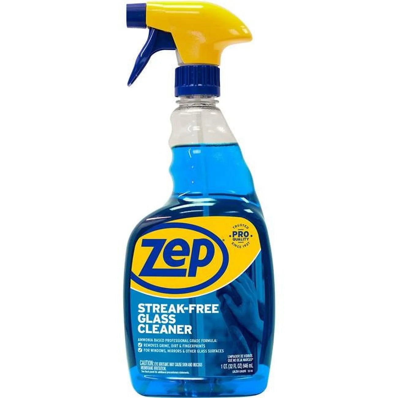 Zep ZPEZU112032CT 0.25 Gal Commercial Streak-Free Glass Cleaner Spray