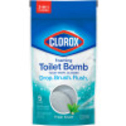 Clorox Foaming Toilet Bomb Toilet Bowl Cleaner, Bleach Free, Fresh Scent, 5 Count