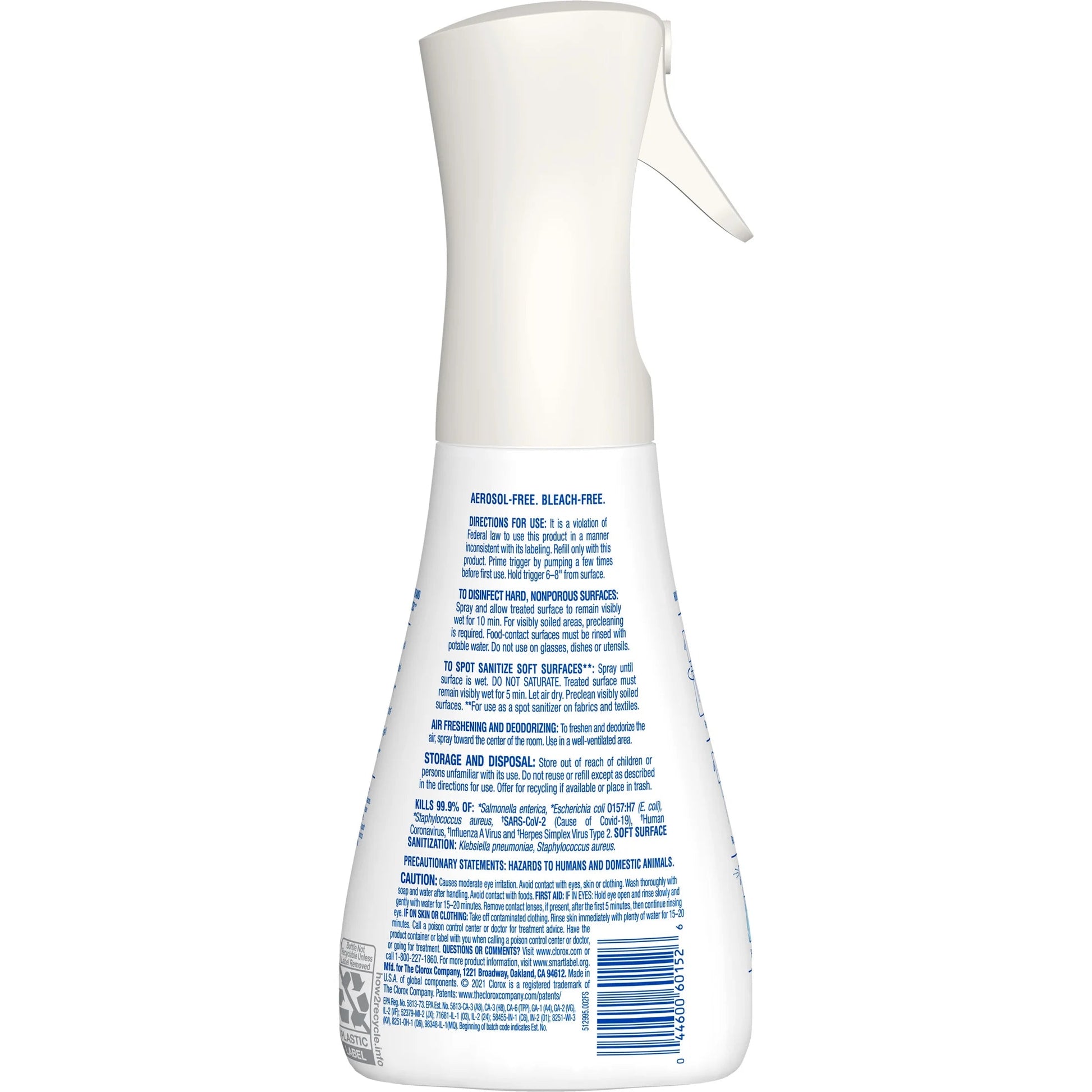 Clorox Disinfectant Mist, Multi-Surface Spray, Eucalyptus Peppermint, 16 Fl Oz