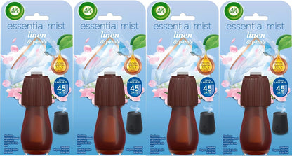 Air Wick Essential Mist Refills, Mandarin & Sweet Orange, Pack 6 X 20Ml, Natural Essential Oils, Last up to 270 Days, Air Freshener