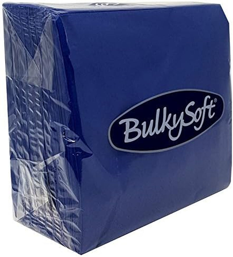 Paper Serviettes Soft Napkins 33X33Cm 2PLY Bulkysoft Solid Colours Choose Colours (White, 100)