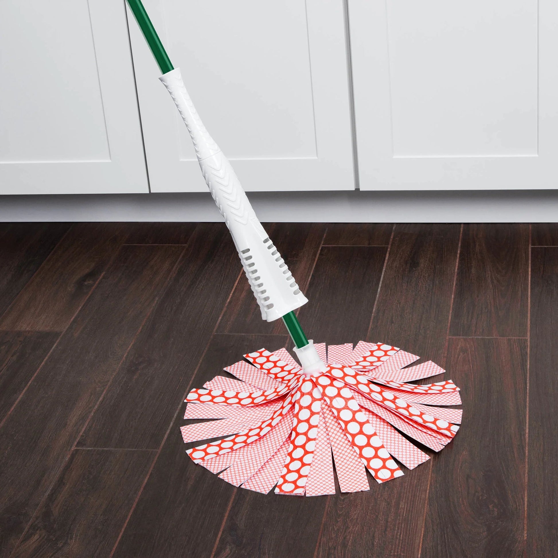 Libman Wonder Mop Orange White Microfiber Snap-On Refill Head