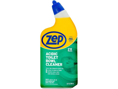 Zep Acidic Toilet Bowl Cleaner, 32 Fl Oz