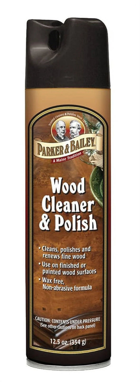 Parker & Bailey Wood Cleaner & Polish 12.5 Oz Aerosol