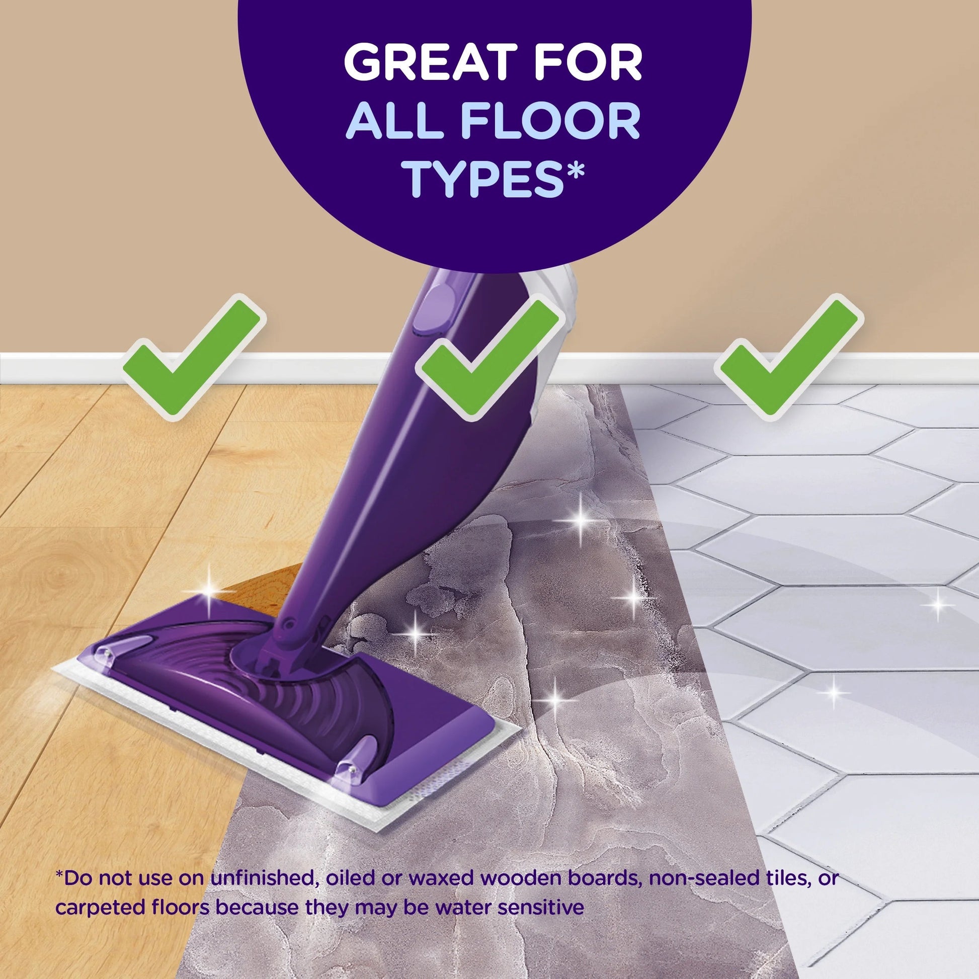 Swiffer Wetjet Multi-Surface Floor Solution Refill, Unstopables Fresh, 42.2 Fl Oz