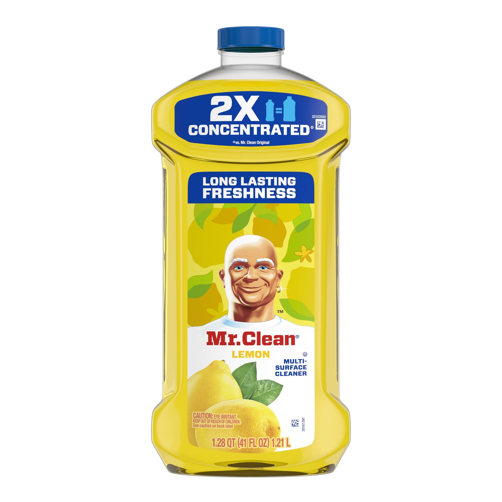 Mr. Clean 2X Concentrated Multi Surface, All Purpose Cleaner with Lemon Scent, 41 Fl Oz