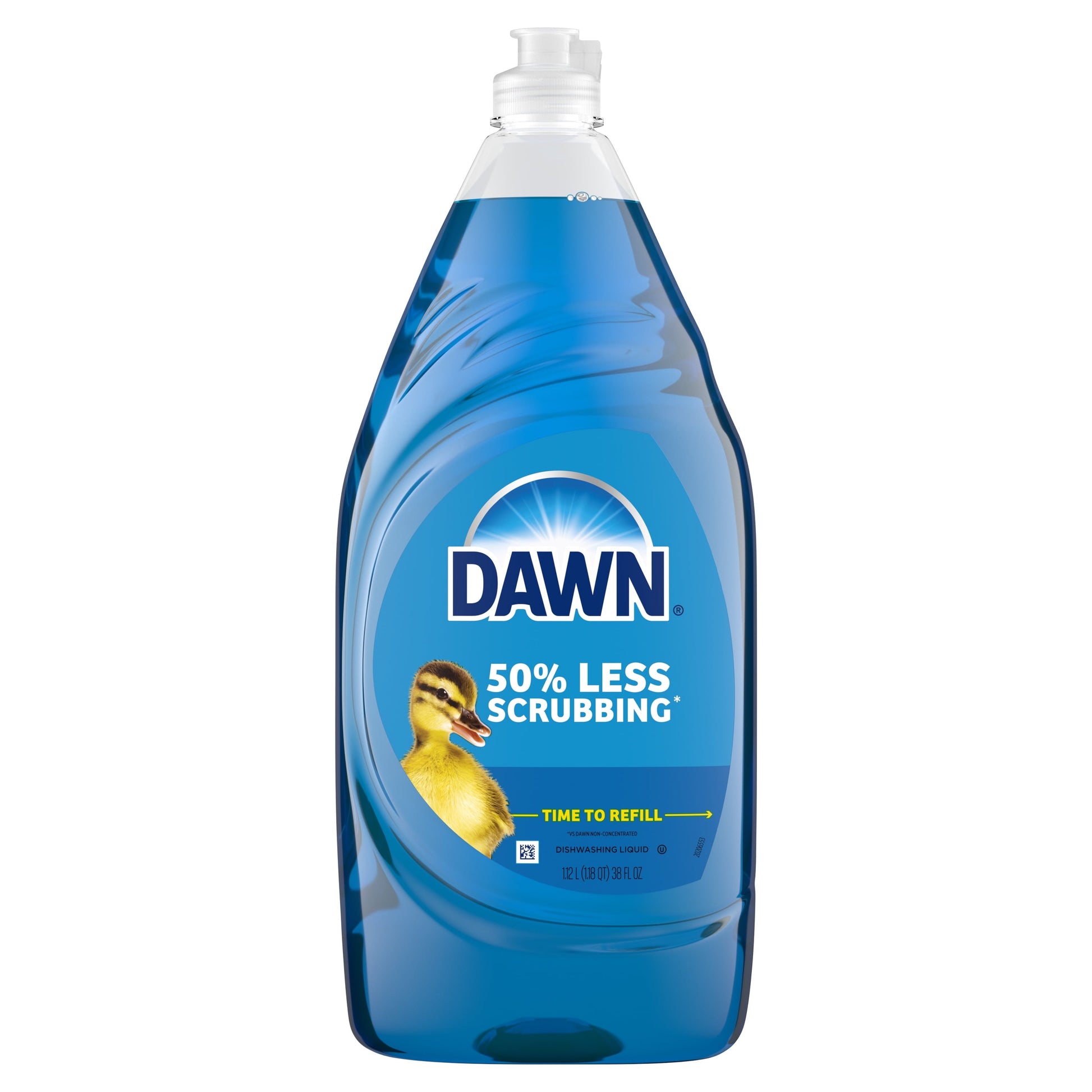 Dawn Ultra Dish Soap Liquid, Dishwashing Liquid, Grease Removal, Original, 38Oz