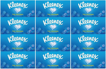 Kleenex Mansize Tissues - 12 Box Pack (1080 Tissues Total)